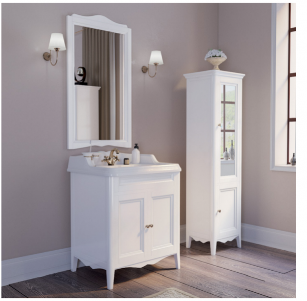 Тумба с раковиной Tiffany World Veronica Nuovo VER2073-B+AR834bi*1 фото