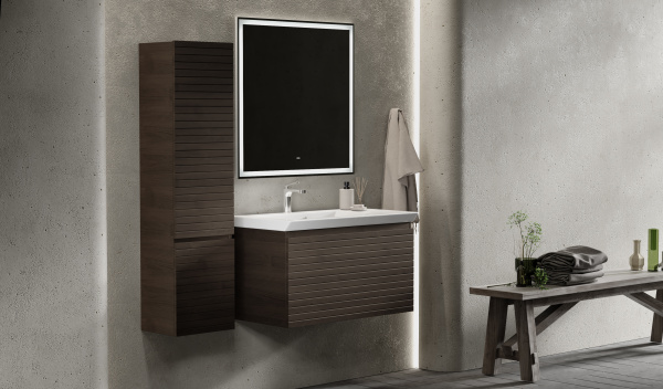 Шкаф пенал Raval Meier 33 Mer.04.130/P/K/RL каштан фото