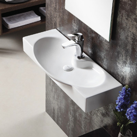 Подвесная раковина CeramaLux N STR 4282B 80х34 фото