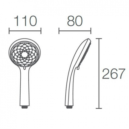 Душевая лейка Jacob Delafon Awaken E72421RU-CP фото
