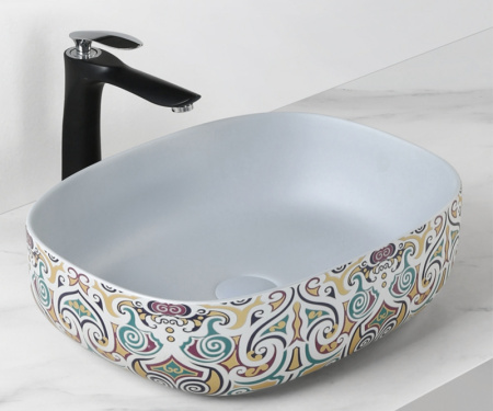 Накладная раковина Bronze de Luxe Murano 4035 45x34 фото