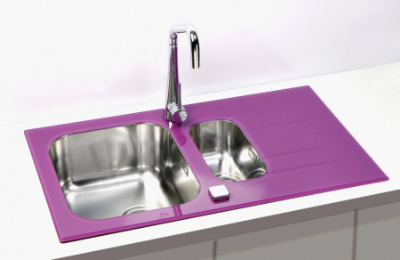 Мойка для кухни Alveus Glassix 20 фиолетовый фото