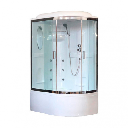 Душевая кабина Royal Bath ВК RB8120BK2-T-CH 120x80 L фото