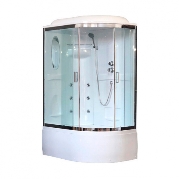 Душевая кабина Royal Bath ВК RB8120BK2-T-CH 120x80 L фото