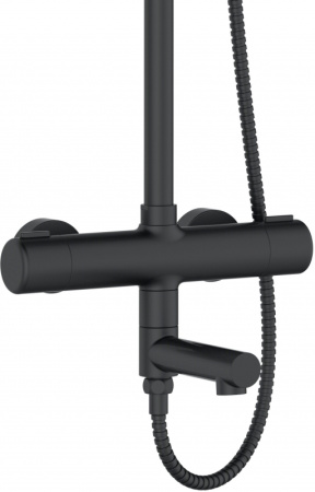 Душевая система Agger Thermo A2461144 Черная фото