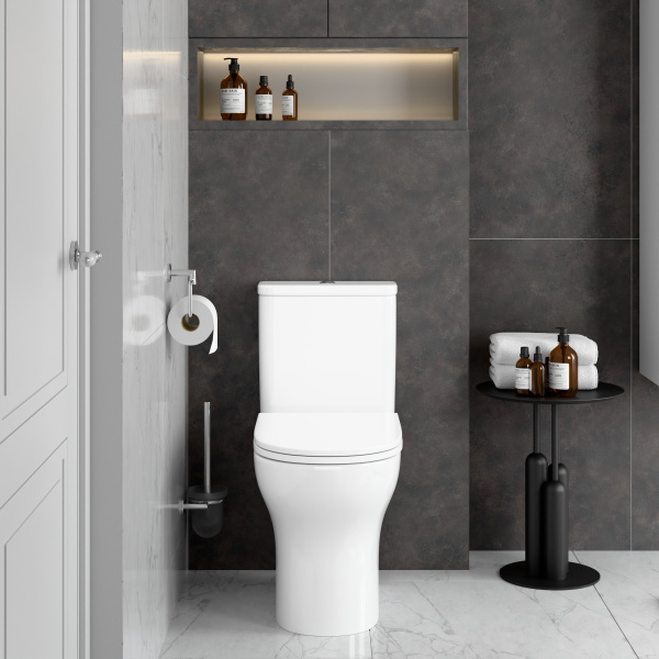 Унитаз напольный со смывом торнадо VitrA M50 9889B003-7200 сиденьем фото