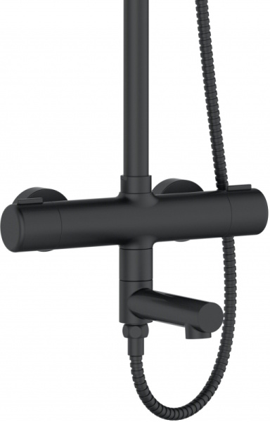 Душевая система Agger Thermo A2461144 Черная фото