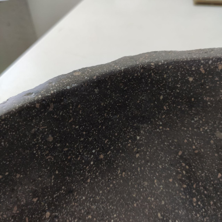 Накладная раковина из речного камня RS01447 (37*35*15) фото