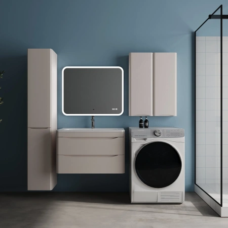 Тумба под раковину Style Line Бергамо мини 90 СС-00002535 антискрейтч, карамель фото