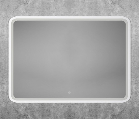 Зеркало с подсветкой Art&Max Genova AM-Gen-1000-800-DS-F-White 100x80 фото
