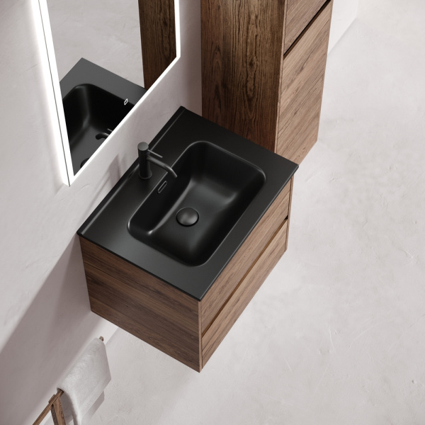 Тумба под раковину Sancos Libra LB60ECH дуб чарльстон фото