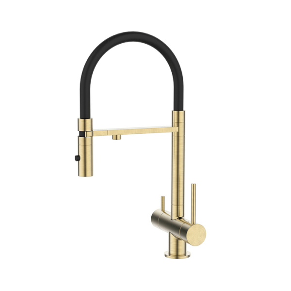 Смеситель для кухни под фильтр Iddis Ace ACEMGFFi05 матовое золото фото