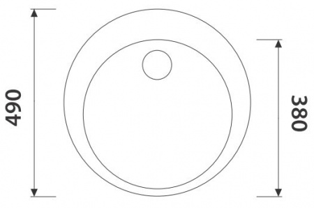 Мойка кухонная Kaiser KGM-490-BP черный мрамор фото