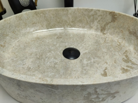 Раковина из мрамора Indo Oval Cream Tin Lip MO-00349 фото