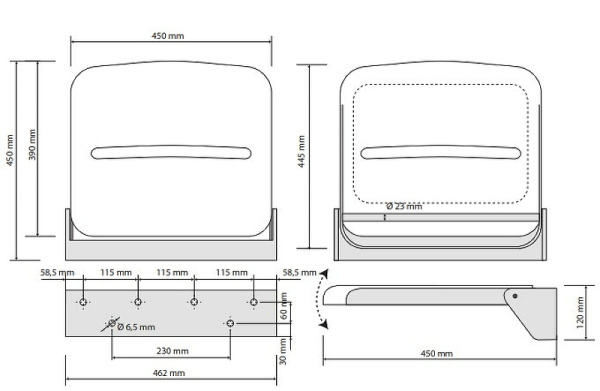 Сиденье для душа Bemeta Help 347125010 фото