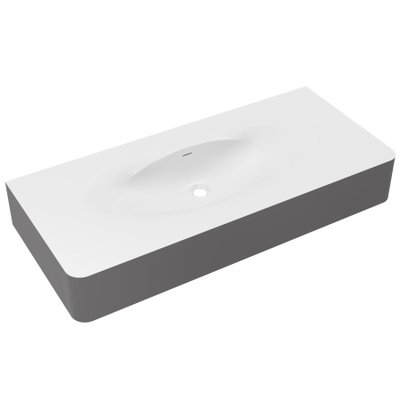 Раковина Vincea Caprise VCB-4CA120MWG белый матовый / серый матовый фото