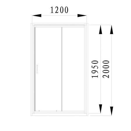 Душевая дверь Alvaro Banos Tarragona D120.10 Cromo фото