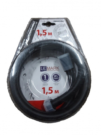 Душевой шланг Lemark LE8025P-Black 150 см фото