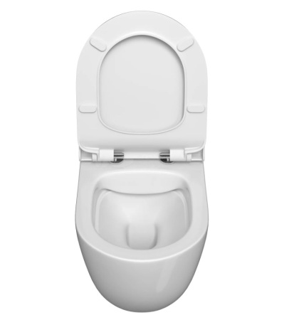 Подвесной унитаз безободковый WasserKRAFT Mindel H002.E034 с сиденьем фото