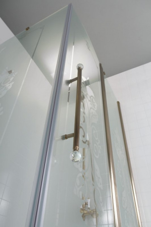 Душевой уголок Cezares Giubileo GIUBILEO-A-11-90-CP-G-R 90х90 R фото