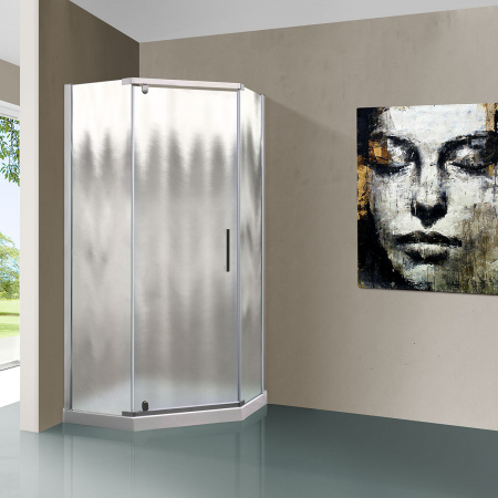 Душевой уголок Vincea Stresa VSP-1S900CH 90x90 шиншила фото