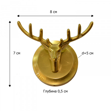 Крючок для ванной двойной Bronze de Luxe Scandi 81152 фото
