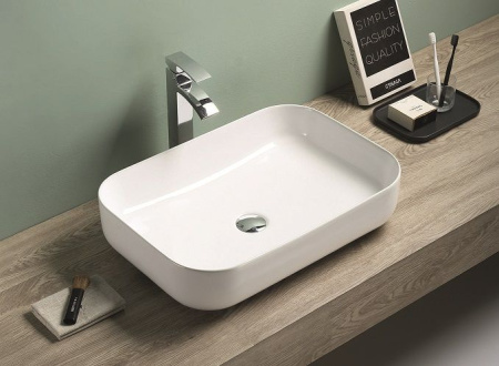 Накладная раковина Art&Max AM-78565 60x42 белая фото