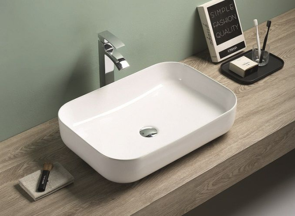 Накладная раковина Art&Max AM-78565 60x42 белая фото