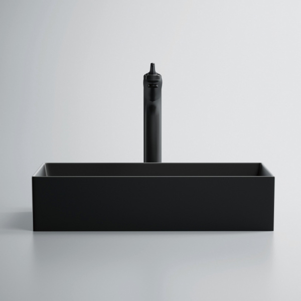 Накладная раковина Abber Rechteck AC2220MB черная матовая фото