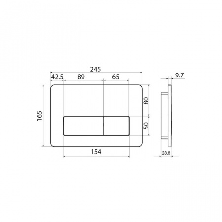 Смывная клавиша Iddis Unifix UNI10B0i77 фото