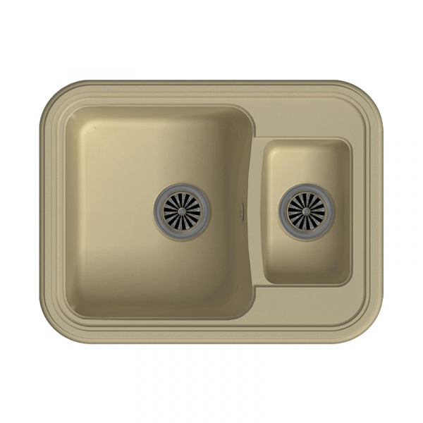 Мойка кухонная Ewigstein Antik A- 60К бежевый фото