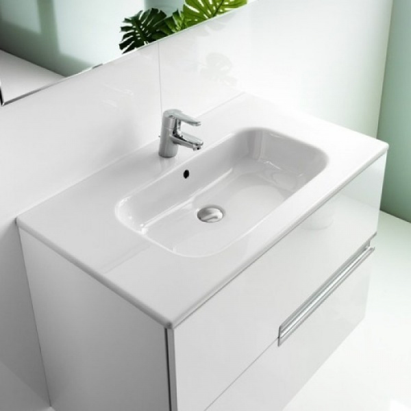 Тумба с раковиной Roca Victoria Nord Ice Edition ZRU9302731 80 см фото