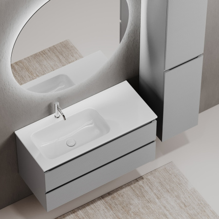 Тумба под раковину Sancos Folk FL100LES Ergraut soft фото