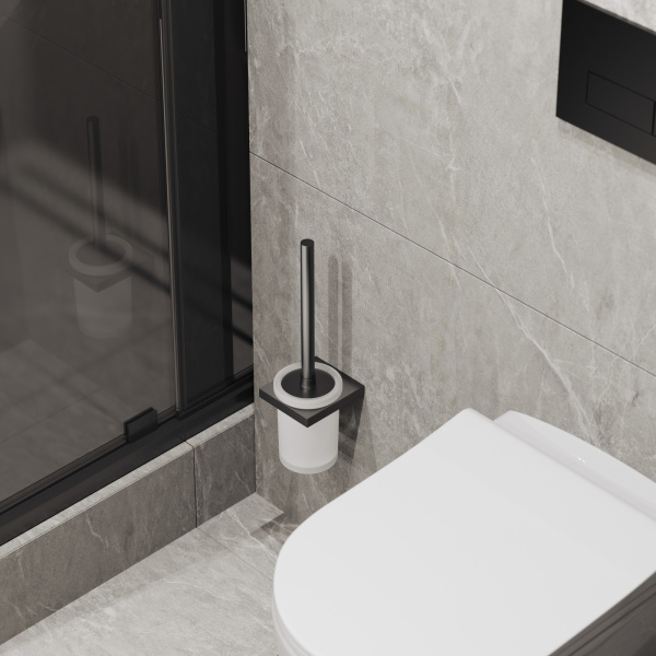 Ершик для туалета Timo Petruma 15261/18 Черное золото фото