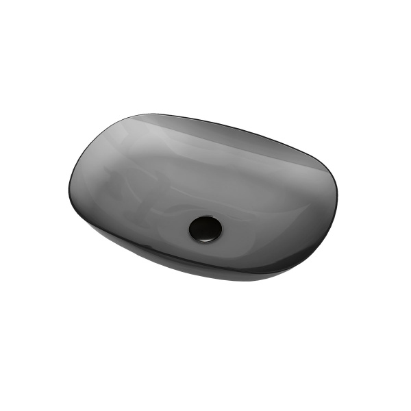 Накладная раковина Vincea VBS-6T12B 54x36 черная фото