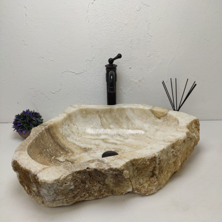 Накладная раковина из оникса Erozy BL EO-01221 (64*50*16) фото