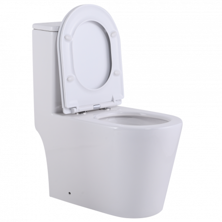 Унитаз напольный со смывом торнадо CeramaLux N TR2178MN с сиденьем фото