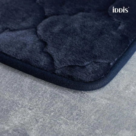 Коврик для ванны полиэстер с запоминающей пеной Iddis Basic B20P580i12 синий фото