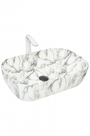 Накладная раковина WeltWasser WW SK ELBACH 2143P M805 под мрамор фото