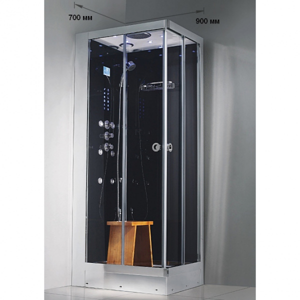 Душевая кабина Grande Home WS128L/S6/BB 90x70 L фото