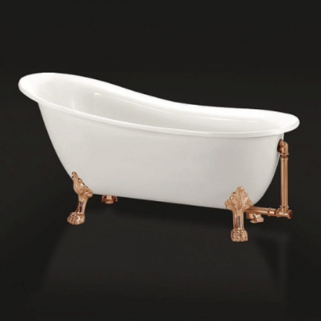 Акриловая ванна BelBagno BB06-1700-BRN 170х76 на ножках фото