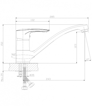 Смеситель для кухни Rossinka Z Z40-21 фото