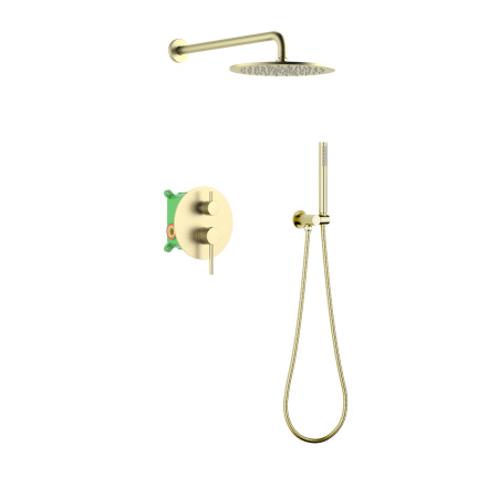 Душевая система скрытого монтажа Timo Saona SX-2369/17SM матовое золото фото