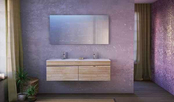 Зеркало Raval Twins 140 Twi.02.140/W фото