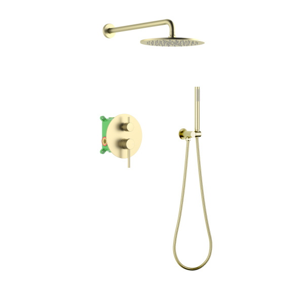 Душевая система скрытого монтажа Timo Saona SX-2369/17SM матовое золото фото