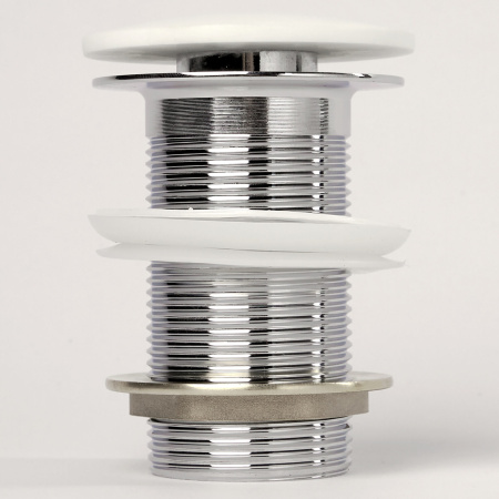 Донный клапан Montebianco SV-001 белый матовый / без перелива фото