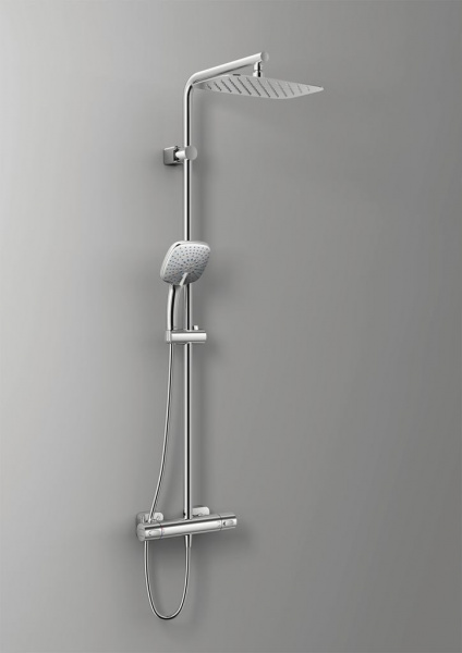 Душевая система (стойка) с термостатом Ideal Standard Idealrain Duo Soft Cube A6247AA фото
