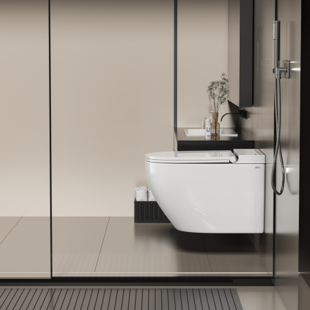 Подвесной унитаз с импульсным смывом Abber Bequem AC1126P фото