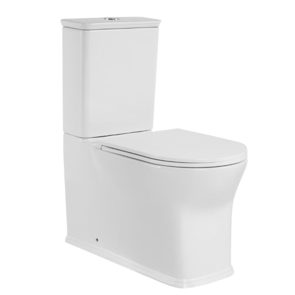 Унитаз напольный со смывом торнадо SantiLine SL-5042 с сиденьем фото