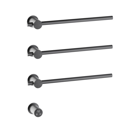 Полотенцесушитель электрический Timo Saona 030/18SM Черное золото фото